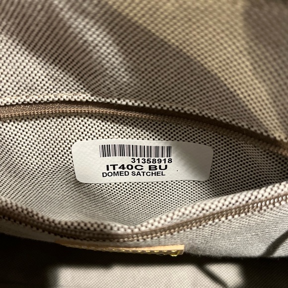 Dooney & Bourke Y2K Coated Canvas Monogram Domed Satchel - Picture 7 of 16